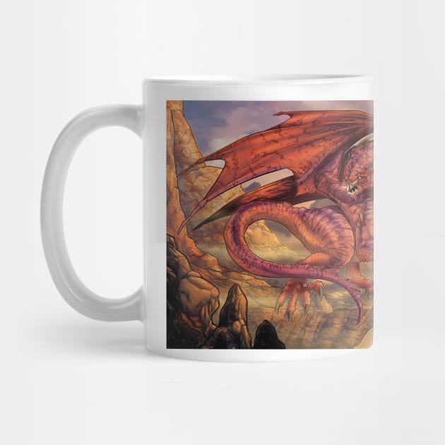 Great Red Dragon by jpowersart